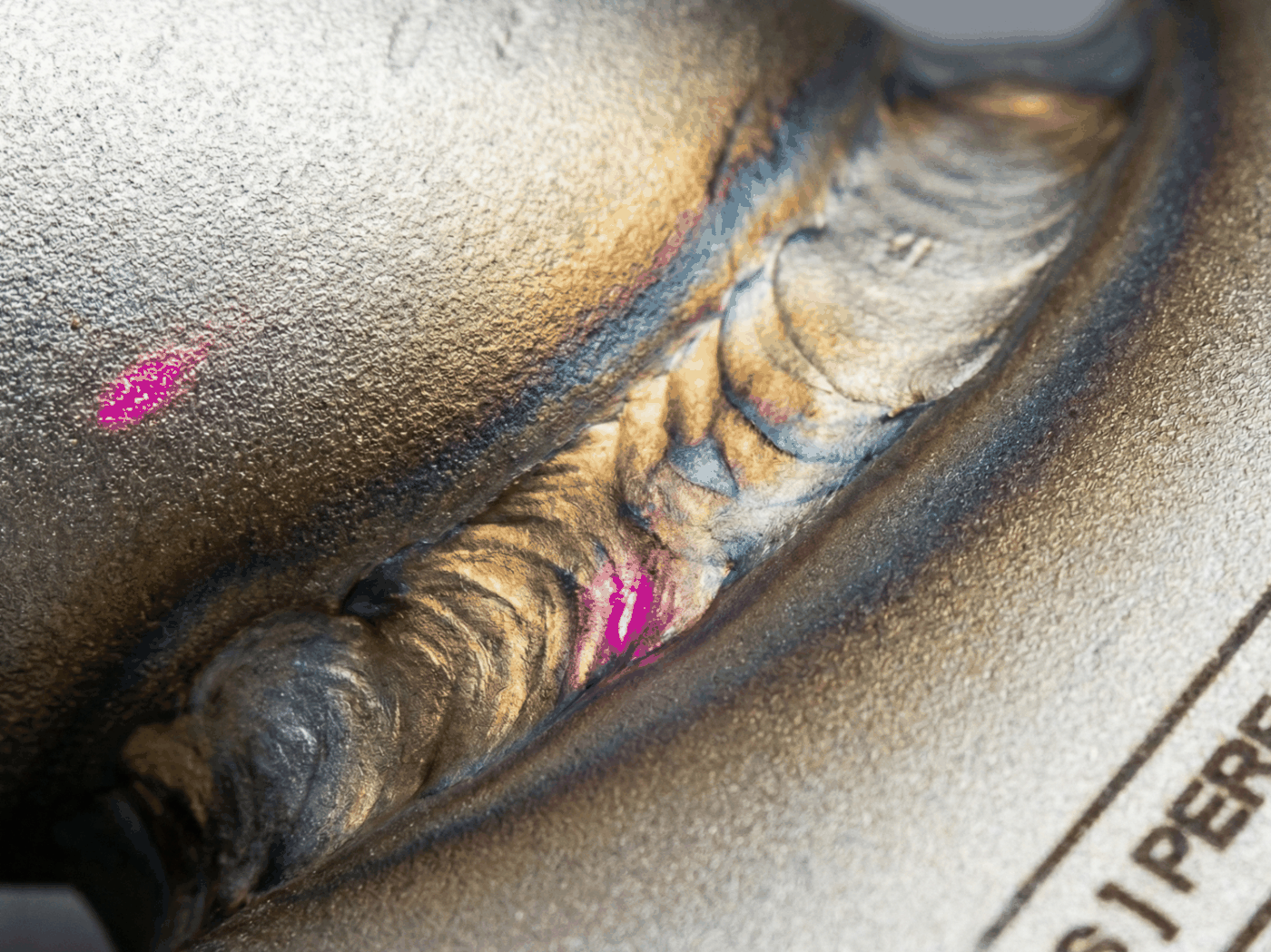 Micro analysis — WIG weld heat zone